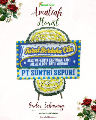 Papan Bunga Duka di Kotasari