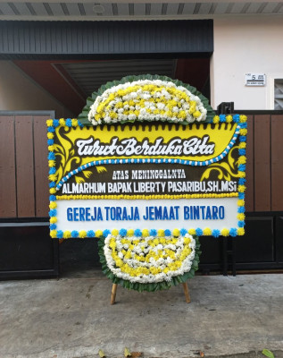 Papan Bunga Duka di Kotasari