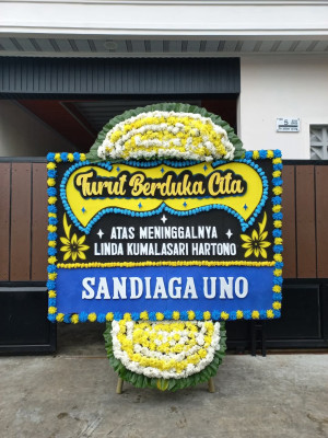 Papan Bunga Duka di Kotasari